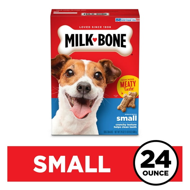 MilkBone Original Dog Biscuits, Small Crunchy Dog Treats, 24 Ounces
