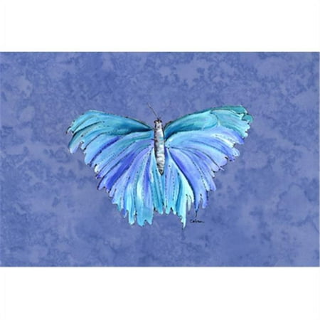 

Carolines Treasures 8855PLMT Butterfly On Slate Blue Fabric Placemat