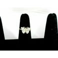 thumbnail image 2 of 2Ct Round Lab-Created Diamond Butterfly Engagement Ring 14K Yellow Gold Plated, 2 of 3