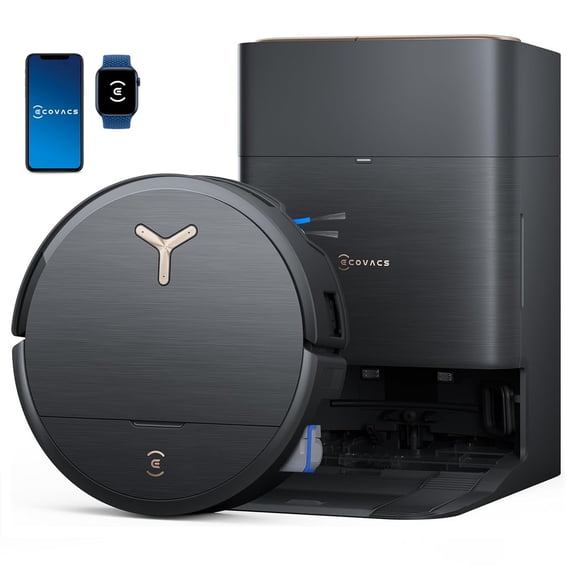 ECOVACS DEEBOT X9 PRO Omni Robot Vacuum and Mop, 16,600Pa Blast Suction, OZMO Roller Instant Self-Washing Mop