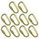 thumbnail image 1 of Llaveros con anilla en D de aluminio Estrela, clips de senderismo para senderismo, acampada, pesca y uso al aire libre, 1 of 5