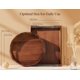 thumbnail image 5 of Bandeja de servir Dofira de madera de acacia con asas de metal, 43 x 33 cm, 5 of 7