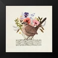 thumbnail image 2 of Borges, Victoria 15x15 Black Modern Framed Museum Art Print Titled - Avian Collage I, 2 of 5
