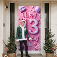 thumbnail image 5 of Pink Theme 13th Birthday Banner Glitter Style Display Princess Crown Heart Shape Glitter Celebration Backdrop for 13th Birthday Party Teenage Celebration Princess Party, 5 of 7