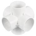 thumbnail image 1 of Conectores de codo Uxcell para adaptadores de tuberías de agua para jardín y hogar 2" (Interior: 50mm, Exterior: 57mm) 1, 1 of 4