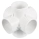 thumbnail image 1 of Conectores de codo Uxcell para adaptadores de tuberías de agua para jardín y hogar 2" (Interior: 50mm, Exterior: 57mm) 1, 1 of 4