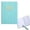 Blue, variant on Daily Planner Notebook A7, Lined Pages, For Office Home, Green