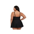 thumbnail image 3 of Csndyce Plus Size Skirt Swimsuit for Women One Piece Tummy Control Swimwear Slimming Bathing Suit Dress, 3 of 5