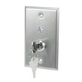 thumbnail image 1 of Interruptor de llave ON OFF Interruptores de salida Liberación de puerta SPST para control de acceso con indicador LED rojo verde DC 12V, 1 of 3