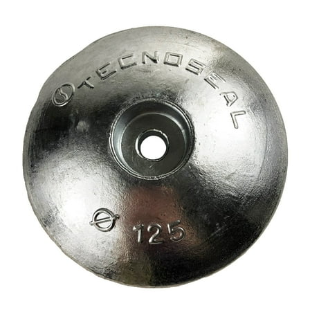 Tecnoseal 00104P Zinc Single Rudder Anode 4.92”, 125mm