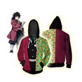 thumbnail image 1 of Demon Slayer Kimetsu no Yaiba Tanjirou Nezuko Zenitsu Tomioka Giyuu Cosplay Sudadera con capucha disfraz Anime chaqueta abrigo para fiestas de Halloween Gao Jinjia LED, 1 of 2