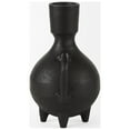 thumbnail image 4 of Black Matte Metal Italian Inspired Vase, 4 of 6