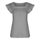 thumbnail image 4 of Tops de cuello cuadrado para mujer, camiseta de manga corta con volantes, blusas tipo túnica de verano holgadas OAVQHLG3B Store  lin121212, 4 of 4