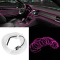 thumbnail image 4 of EL Cold Light, Waterproof Car Decorative Light Strip, For Center Console Steering Wheel Instrument Panel Lights Pink, 4 of 8