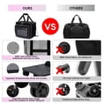 thumbnail image 3 of Fegat Rolling Craft Bag,Large Rolling Teacher Tote Bag with Laptop Compartment,Detachable Dolly,Roller Scrapbook Tote Bag Sewing Machine Storage Tote for Women,Craft,Teaching,Office, 5 Wheels, 17.3", 3 of 10