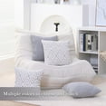 thumbnail image 6 of SUSIELADY Throw Pillow Covers Set of 4, 18"x18" Linen Decorative Square Couch Sofa Cushions, Accent Home Decor, Living Room, Bedroom, Chair, Gray, 6 of 7