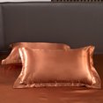 thumbnail image 2 of Juego de cama de satén - Oro oxidado, 2 of 6