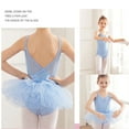 thumbnail image 4 of Emy Dola Little Girls Classic Camisole Leotards with Removable Tutu Skirt Toddler Hollow Back Gymnastic Ballerina Tutu Dress 3-9 Years, 4 of 5
