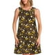 thumbnail image 1 of Disketp Flying Furry Honey Bees para Vestido sin Mangas para Mujeres, Vestidos de Verano para Mujeres, Casual y Holgado para la Playa, 1 of 7