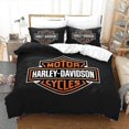 thumbnail image 1 of Hd-10 3d Printed Harley Davidson Motor Cycles 2/3pcs Bedding Set Duvet Cover Quilt Cover Pillowcase, 1 of 2