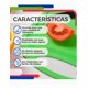 thumbnail image 3 of Set Xtellar color verde 2 Tabla Para Picar Cortar Verduras Frutas + Cuchillo, 3 of 5