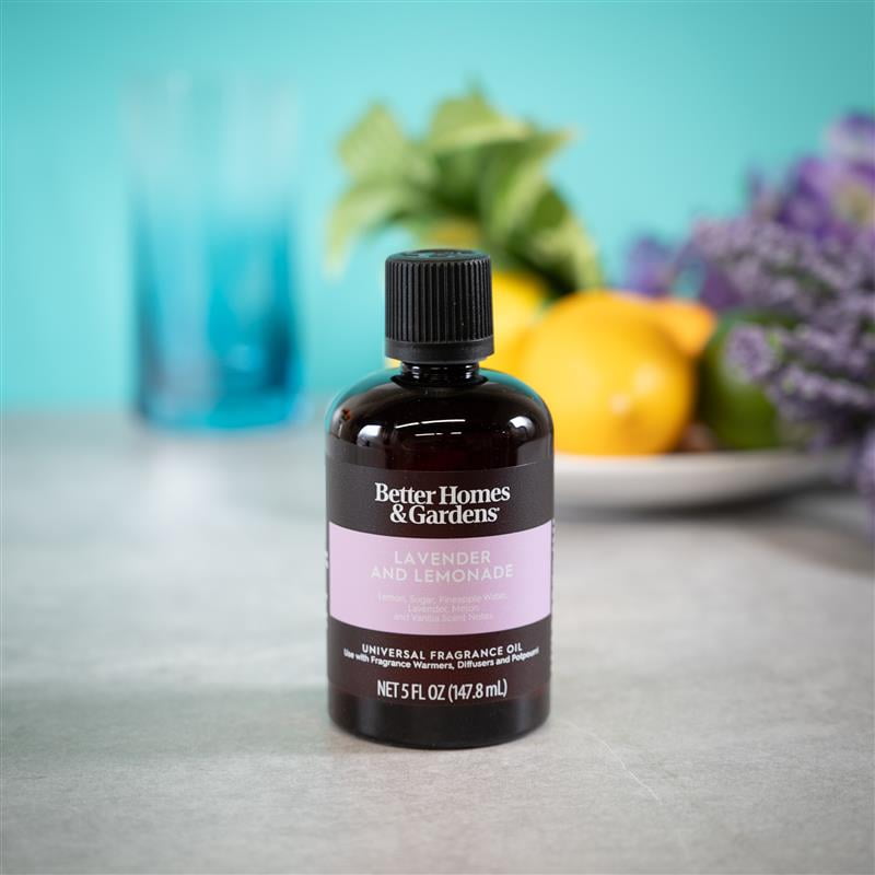 (3 pack) Better Homes & Gardens Universal Fragrance Oil, Lemonade & Lavender, 5 fl oz