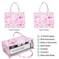 thumbnail image 2 of Large Capacity Tote Bag,Pink Breast Cancer Handbag Fashion Luxury Tote Bag,15.7"x13"x 5.1" Inches,Laptop Compatible, 2 of 6