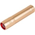 thumbnail image 1 of USB Rechargeable Bike Light LED Bicycle Headlight Super Bright Front Light Alloy Front Headlight (Golden), 1 of 8