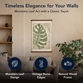 thumbnail image 4 of American Art Decor Leaf Scroll Tapestry with Rope Wall Art, Off-White - 37" H x 23.5" L x 0.5" D, 4 of 9