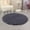 Black, variant on Round Carpet, Fluffy Faux Fur Area Rug, Non-Slip Absorbent Floor Mat for Living Room, Bedroom, Entryway, Machine Washable Home Decor