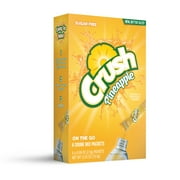Crush, Sugar Free, Powder Drink Mix, Pineapple, 6ct, on-the-Go