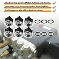 thumbnail image 2 of 6pcs Stainless Steel Check Valves Kit For Heavy Duty Pressure Washer Pumps Head, 2 of 5