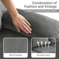 thumbnail image 6 of UBesGoo 111" Modular Sectional Sofa with Double Chaise, U-Shaped Cloud Corduroy Couch, 4 Seat Sofa Lounge Sleeper Furniture for Living Room, Gray, 6 of 11