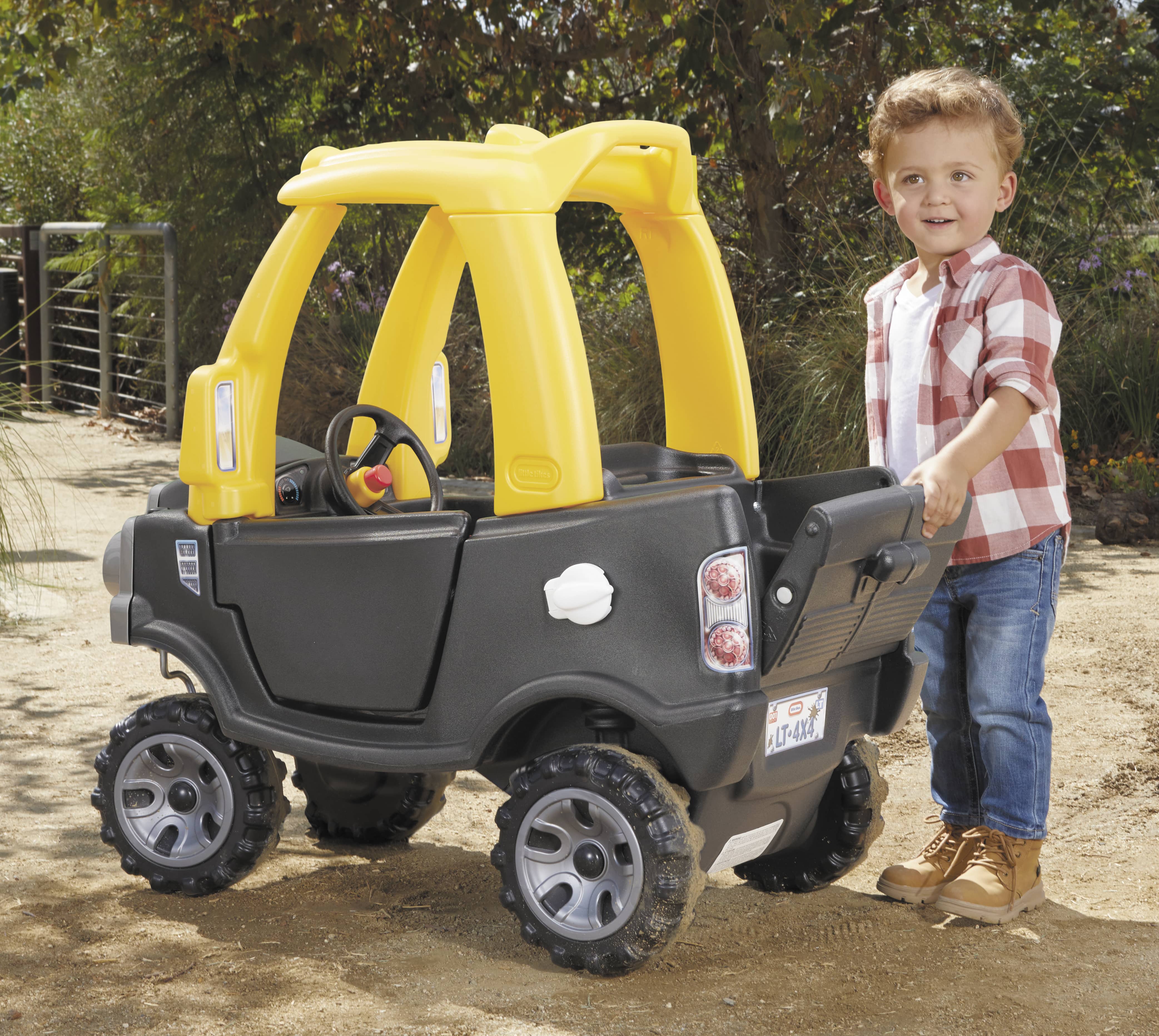 Little Tikes Cozy Truck Black Ride-On Vehicle photo 4