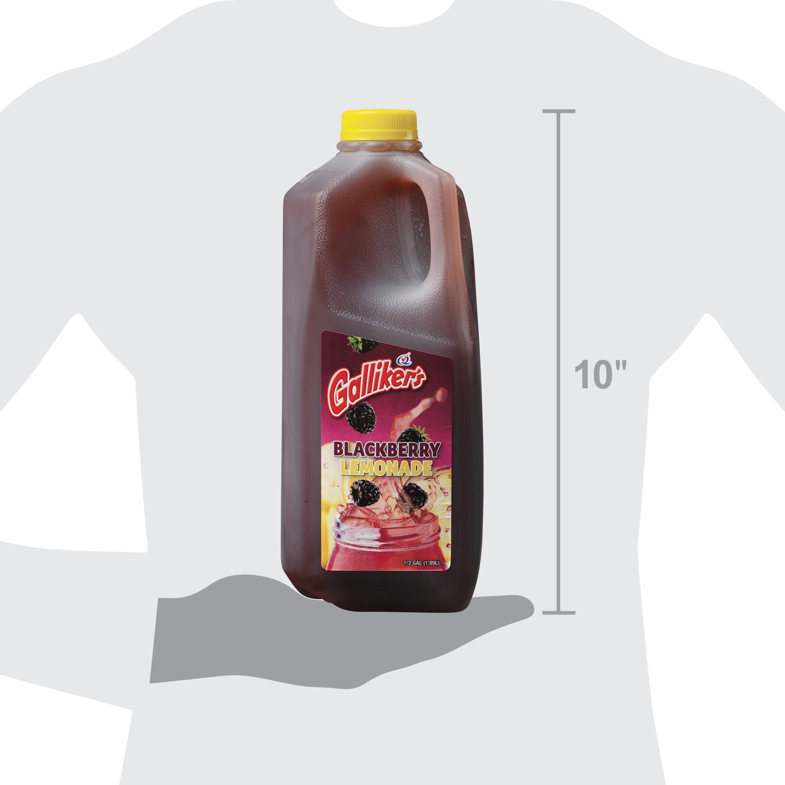 Galliker's Blackberry Lemonade, Half Gallon, 64 oz Plastic Jug