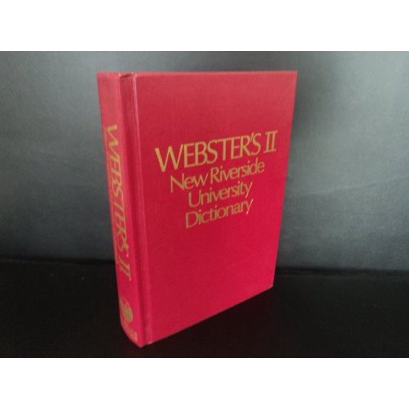 Pre-Owned Dic Webster's II New Riverside University Dictionary (Hardcover) 039533957X 9780395339572
