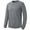 Silver, variant on Dagegui Men's Long Sleeve Athletic Shirts Fall Crewneck Pullover Shirt Big and Tall Gym Workout Tees Tops Lightweight Running Sport T-Shirts Today Clearance Dark Gray L