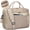 Khaki, variant on Laptop Bag 17.3 Inch Messenger Shoulder Bags for Women Waterproof Computer Briefcase Large Laptop Case for Work Business Office College Travel,Dark green