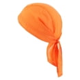 thumbnail image 1 of Comfortable Cotton Pirate Caps Headband Breathable Head Wrap Cycling Orange, 1 of 10