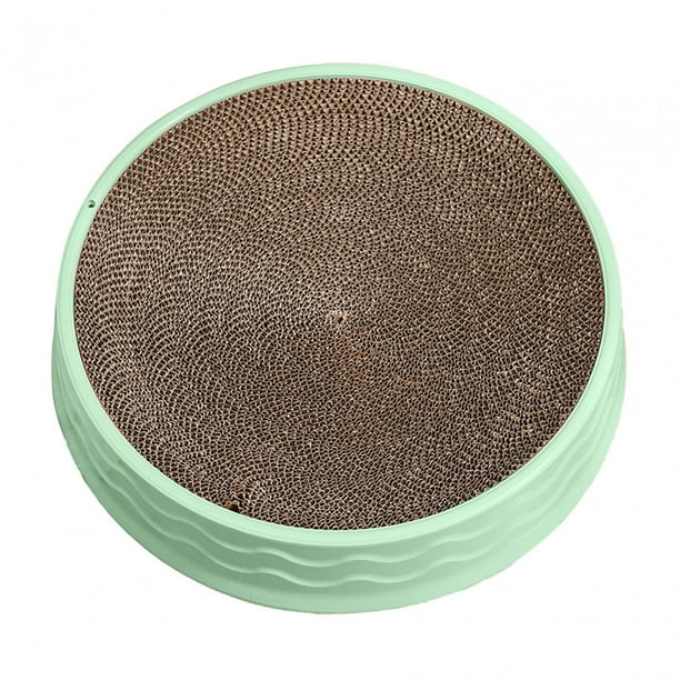 Cama rascador 2 en 1 para gatos de interior, tabla rascadora, suministros para mascotas, cama para dormir. verde