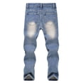 thumbnail image 3 of GYRATEDREAM Boy's Skinny Fit Ripped Destroyed Distressed Fashion Kids Denim Jeans Pants 5-13T, 3 of 9