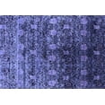 thumbnail image 1 of Ahgly Company Indoor Rectangle Oriental Blue Industrial Area Rugs, 2' x 5', 1 of 4