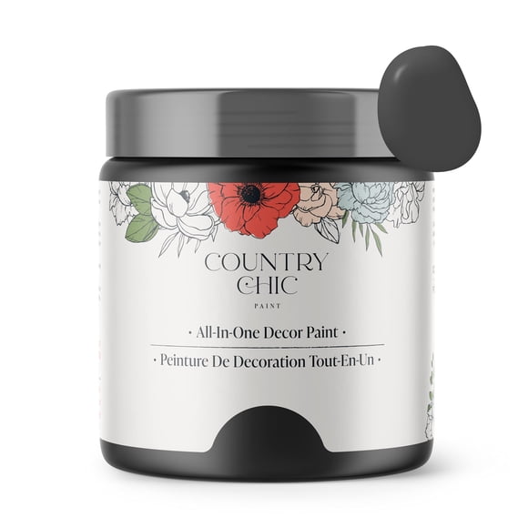 Country Chic All-in-One Chalk Paint for Furniture, Cabinets, Home Decor, Eco-Friendly, Matte Finish, Built-In Primer & Top Coat for Wood, Metal - Liq