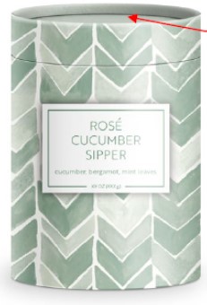 BHG 12 oz Jar Rose Cucumber Sipper - image 3 of 11