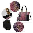 thumbnail image 6 of MKF Collection Bonita Women's Tote Bag with Wristlet Wallet, Rainbow Vegan Leather Solid 2Pcs Shopper Purse Handbag Set by Mia K -, 6 of 6