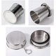 thumbnail image 4 of Taza plegable de acero inoxidable de 2 piezas, Taza plegable de acero inoxidable,, 4 of 5