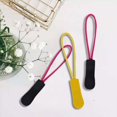 thumbnail image 1 of 10 Pieces Bright Color Zipper Extension Plastic PVC Sport Clothes Zipper Head Pulls Random Color, 1 of 9