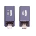 thumbnail image 5 of Xiwai 2pcs/lot USB 2.0 B Type Female to Mini USB & Micro Male Extension Adapter for Printer Phone Disk, 5 of 9
