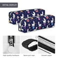 thumbnail image 4 of Sikiie Lama in Space Leather Pencil Case, Makeup Pouch, Zipper Pouch for Daily Essentials, Storage Organizer, Cosmetics and Stationary Bag, 4 of 7