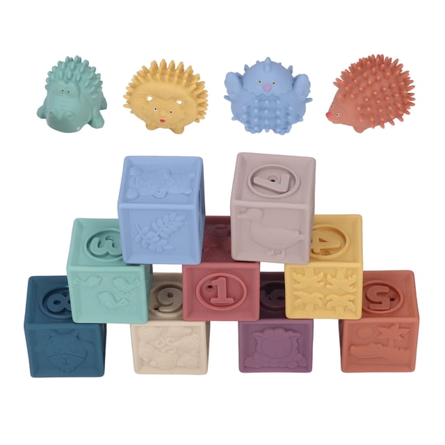 Bloques para bebés, bloques de construcción apilables suaves, bloques de construcción apilables suaves, juego de bloques suaves, durabilidad extendida